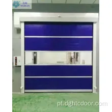Alta velocidade PVC Clean Room Roller Shutter Porta